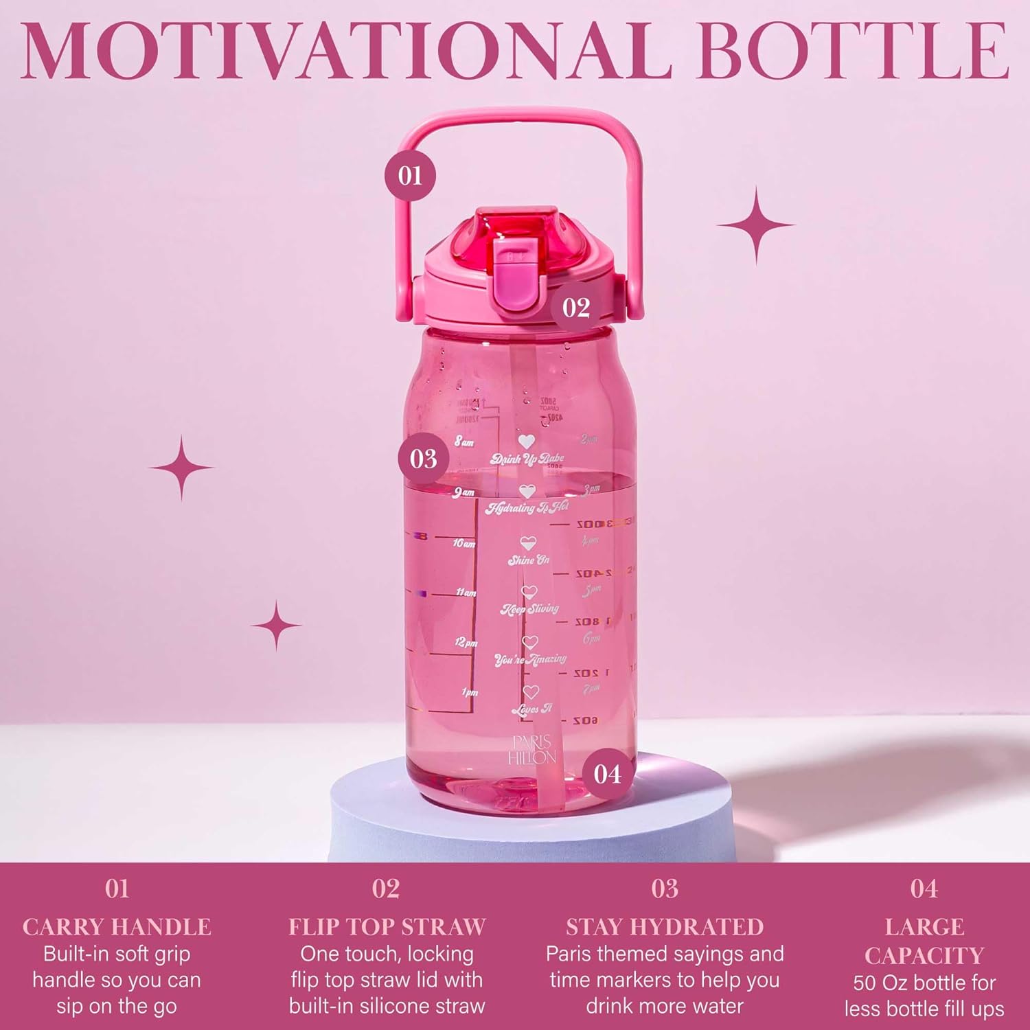 Motivational Water Bottle - 画像 (2)