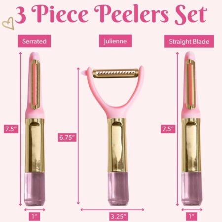 3 Piece Peeler Set