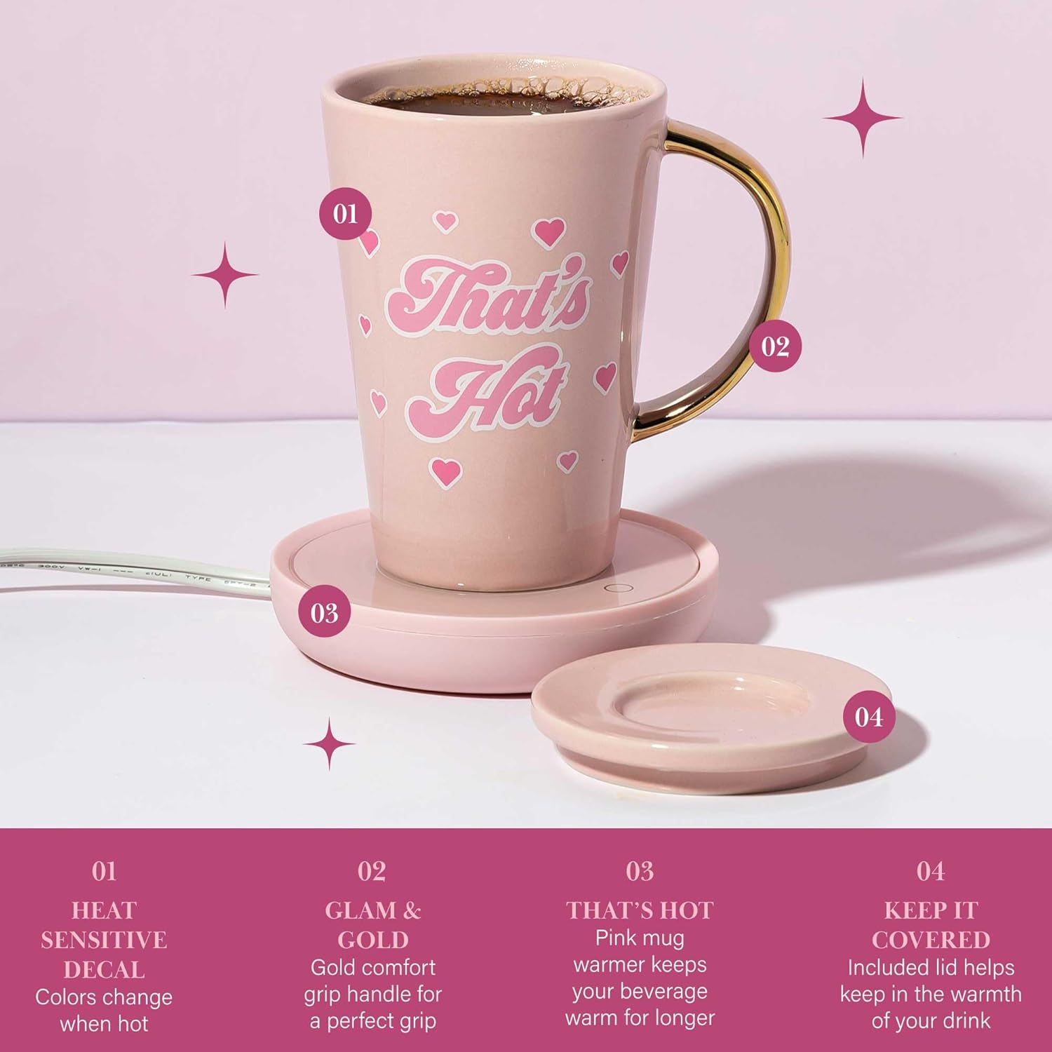 Electric Mug Warmer Set - 画像 (4)