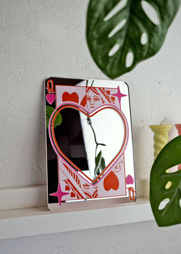 Queen of Hearts Mirror - Two sizes