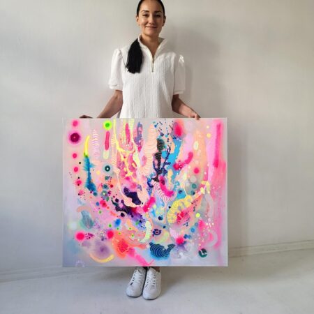 painting on canvas abstract modern art - 画像 (2)