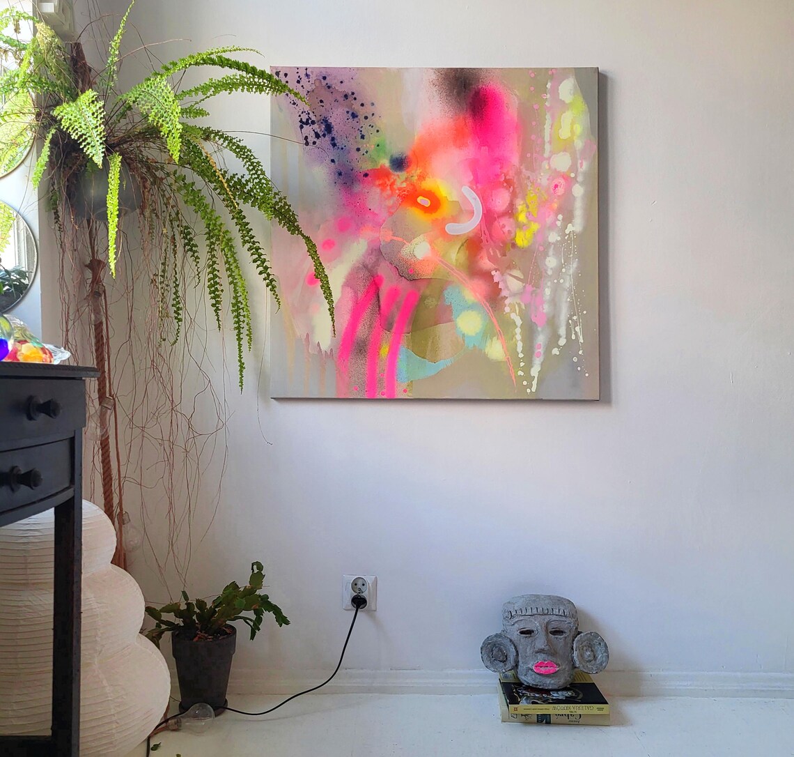 painting on canvas abstract modern art - 画像 (2)