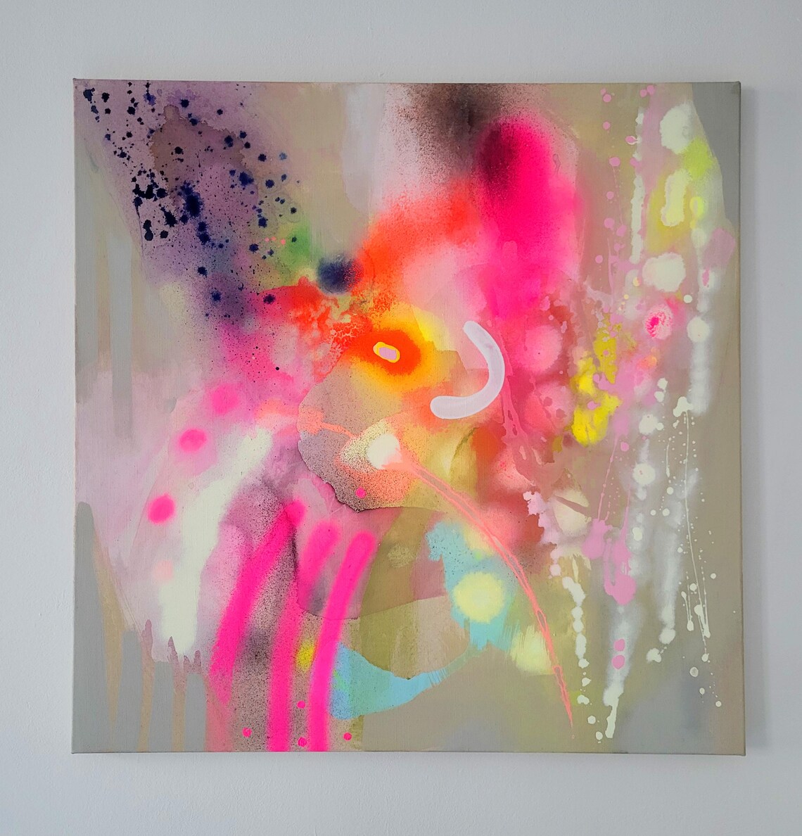 painting on canvas abstract modern art - 画像 (1)