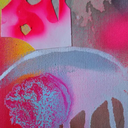 Set of 4 paintings on canvas - 画像 (4)