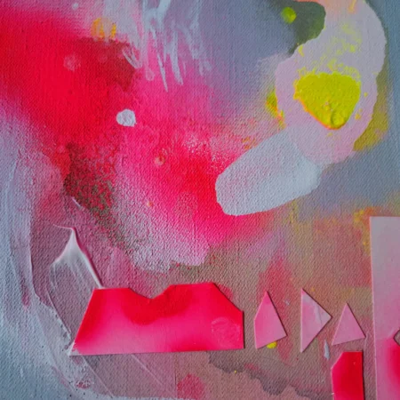 Set of 4 paintings on canvas - 画像 (5)