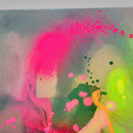Neon Abstract Canvas Painting Set - 画像 (5)