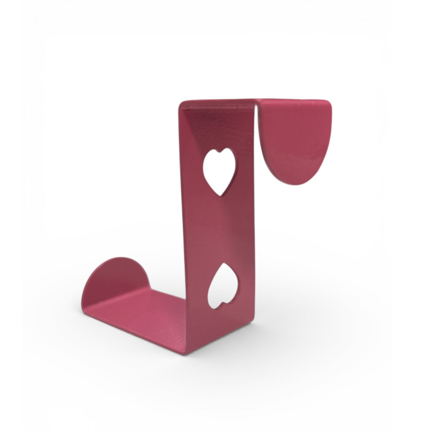 Pink Heart Cut Door Hook