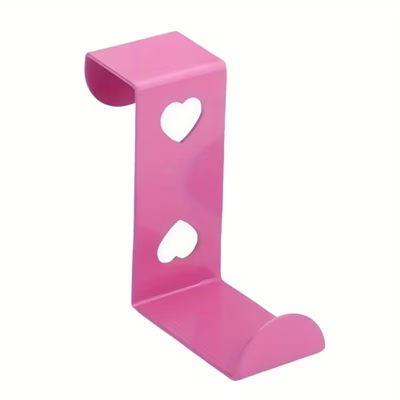 Pink Heart Cut Door Hook