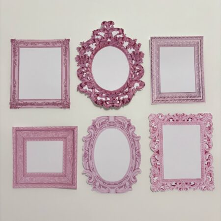 Vintage Pink Frame Mini Card