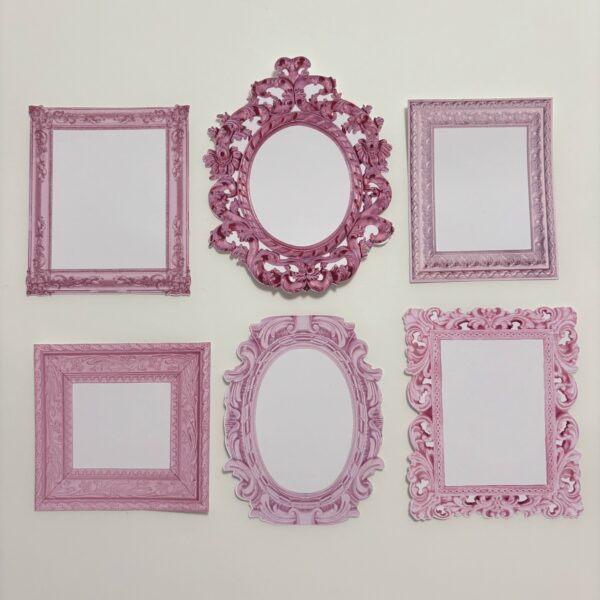 Vintage Pink Frame Mini Card
