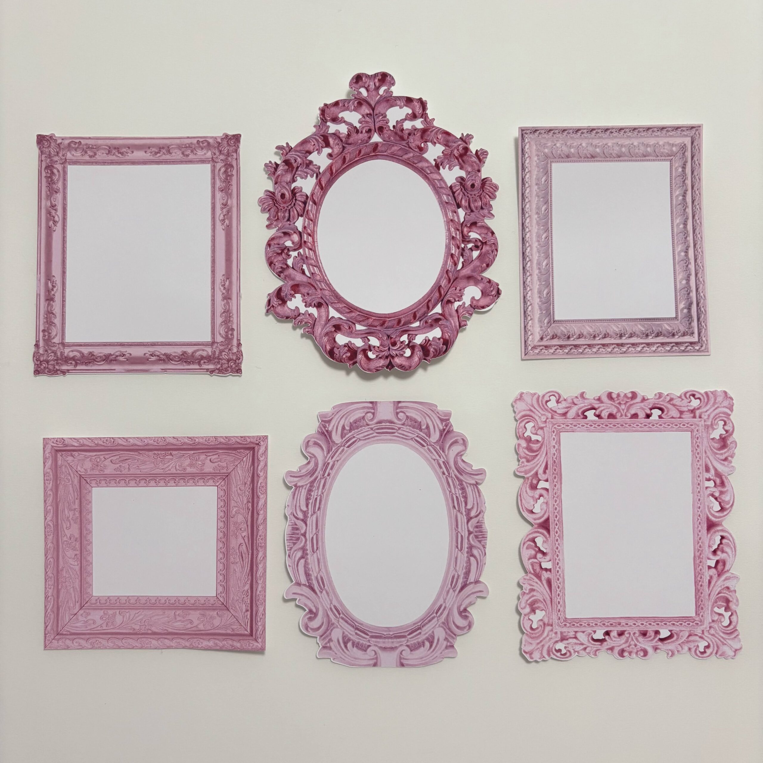 Vintage Pink Frame Mini Card