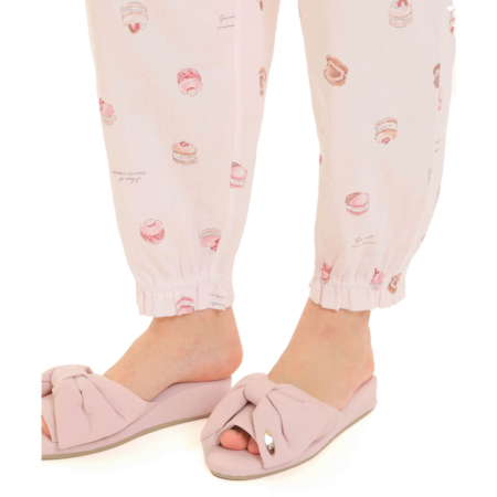 ダブルガーゼマカロンシャツパジャマ