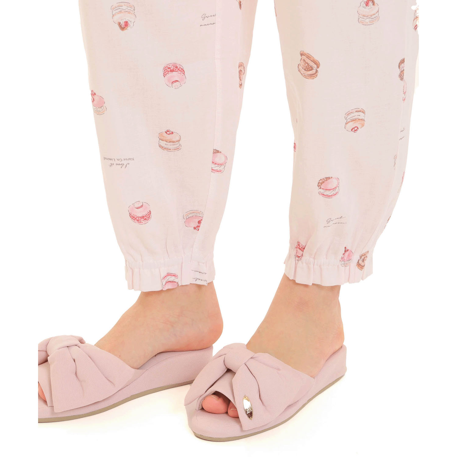 ダブルガーゼマカロンシャツパジャマ