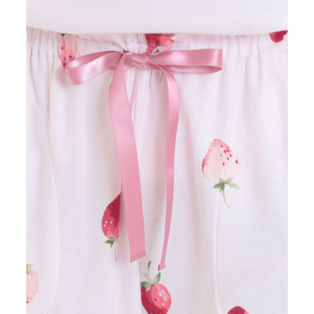 コットンスムースいちごルームウェア