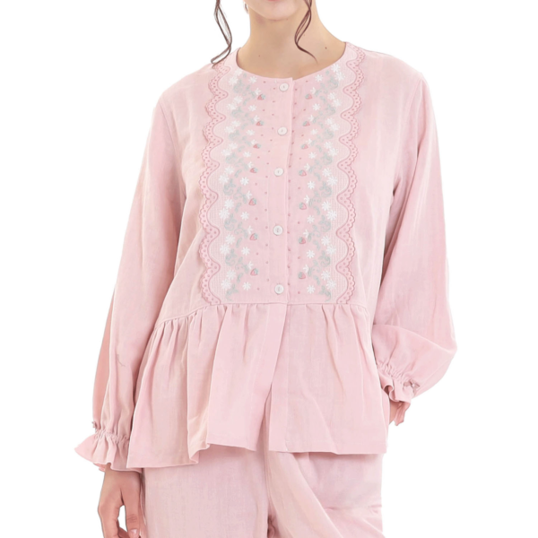 ダブルガーゼフリルパジャマ