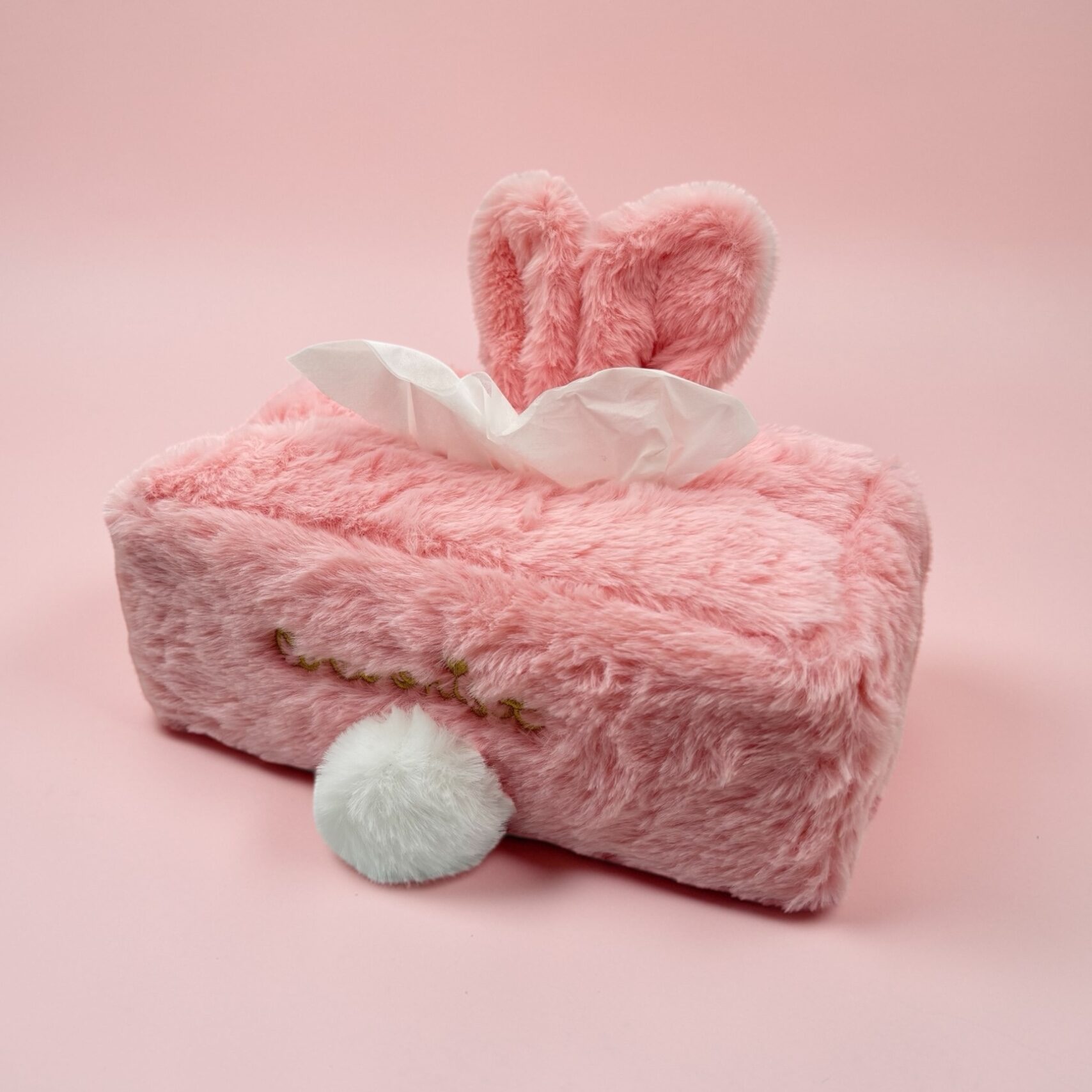Fluffy Bunny Tissue Holder