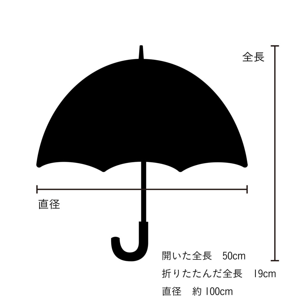 Ohana Parasol 晴雨兼用折り畳み傘 ハート