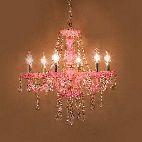 LED対応 クリスタルガラスシャンデリア ROSA（6灯）