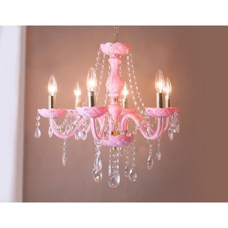 LED対応 クリスタルガラスシャンデリア ROSA（6灯）