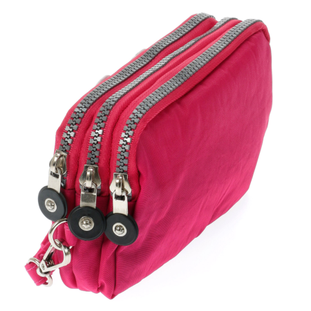 3ファスナーポーチ リボン女の子刺繍 - 画像 (2)