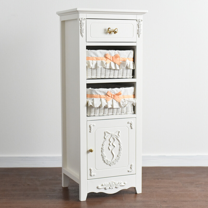 プリンセス-スリム2段キャビネット