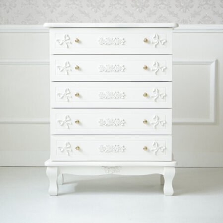 【予約】プリンセス 5段チェスト - 画像 (2)