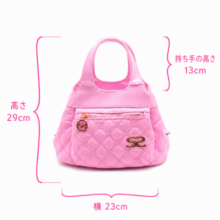 SAVOY キルティングミニバッグの寸法