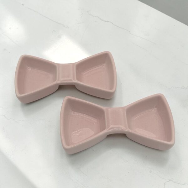ピンクリボン 小皿/醤油皿 2枚セット